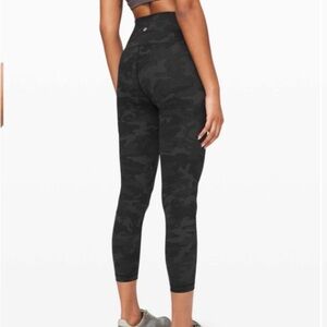 Lululemon Wunder Under H-R Tight 25" Full-On Luxtreme Incognito Camo Multi Grey